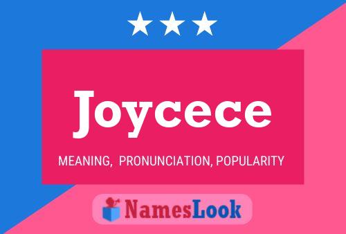 Joycece Name Poster