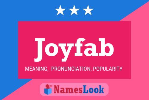 Joyfab Name Poster