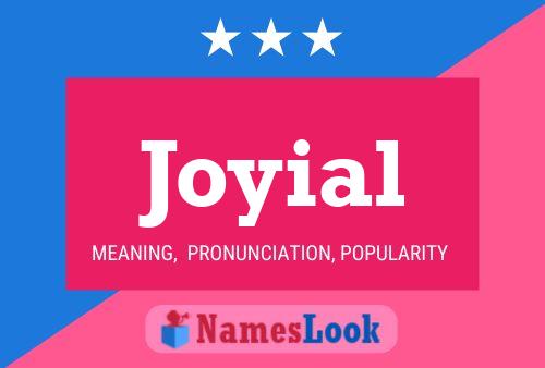 Joyial Name Poster