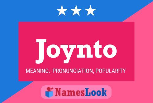 Joynto Name Poster