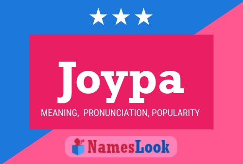 Joypa Name Poster