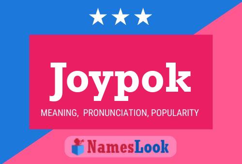 Joypok Name Poster