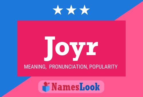 Joyr Name Poster