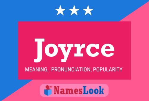 Joyrce Name Poster