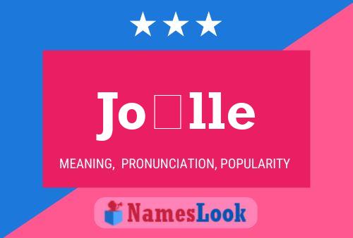 Joëlle Name Poster