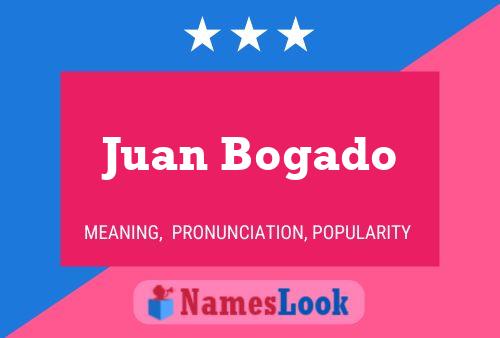 Juan Bogado Name Poster