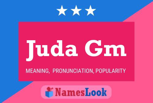 Juda Gm Name Poster