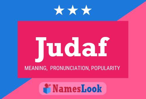 Judaf Name Poster