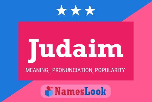 Judaim Name Poster