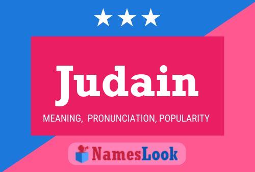 Judain Name Poster