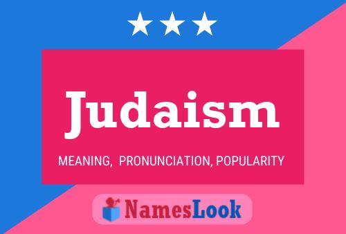 Judaism Name Poster