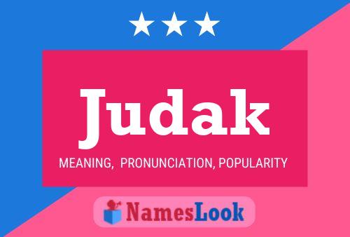 Judak Name Poster