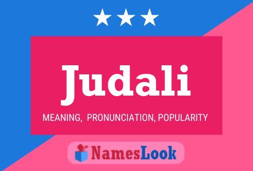 Judali Name Poster