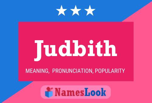 Judbith Name Poster