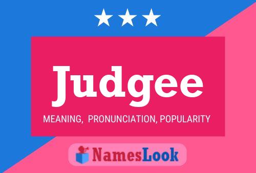 Judgee Name Poster