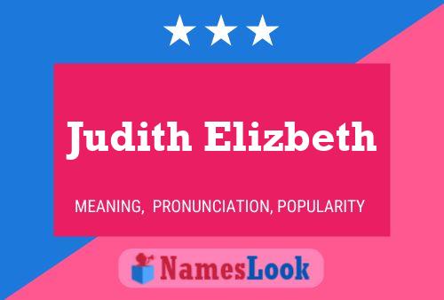 Judith Elizbeth Name Poster