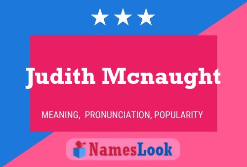 Judith Mcnaught Name Poster