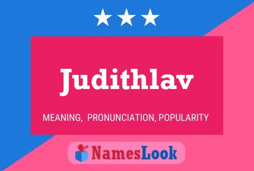 Judithlav Name Poster