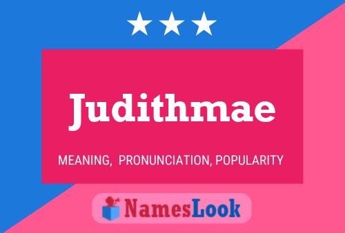 Judithmae Name Poster