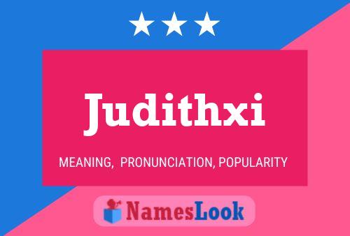 Judithxi Name Poster