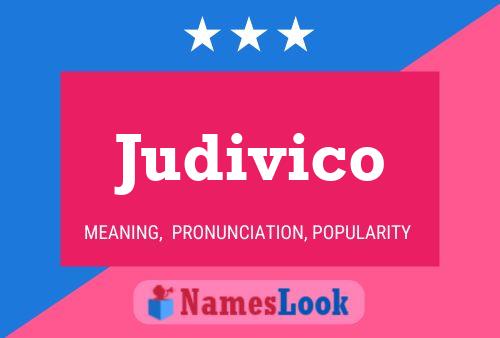 Judivico Name Poster