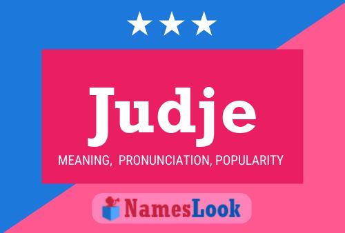 Judje Name Poster