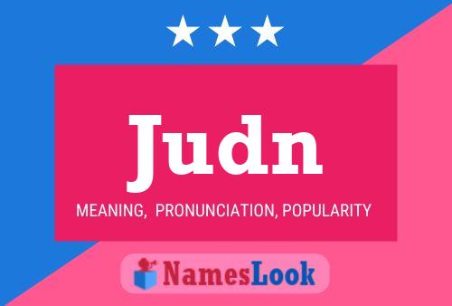 Judn Name Poster