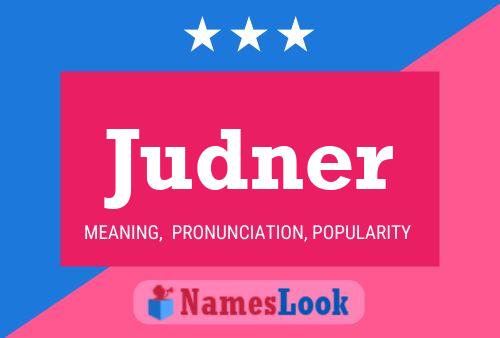 Judner Name Poster