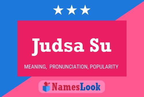 Judsa Su Name Poster