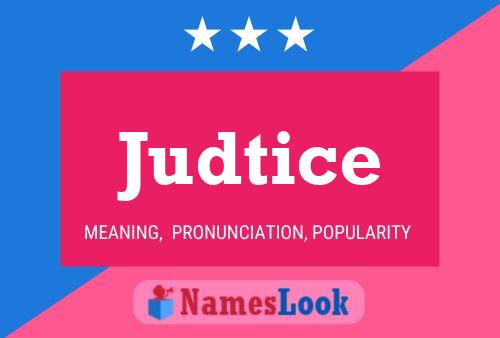 Judtice Name Poster