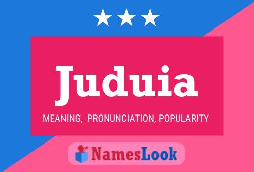 Juduia Name Poster