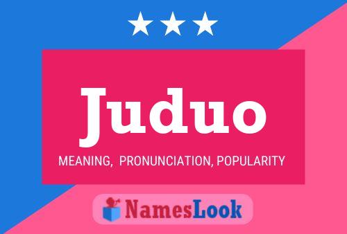 Juduo Name Poster