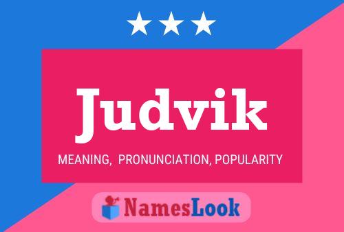 Judvik Name Poster