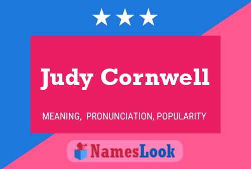 Judy Cornwell Name Poster