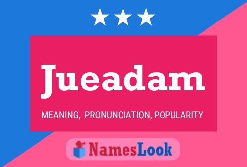 Jueadam Name Poster