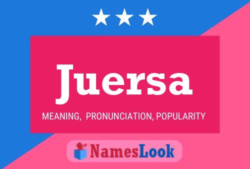 Juersa Name Poster