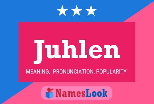 Juhlen Name Poster