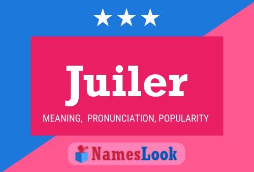 Juiler Name Poster