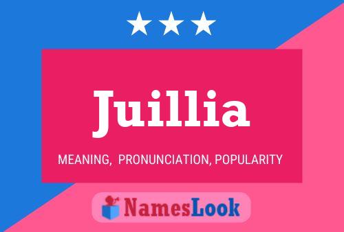 Juillia Name Poster