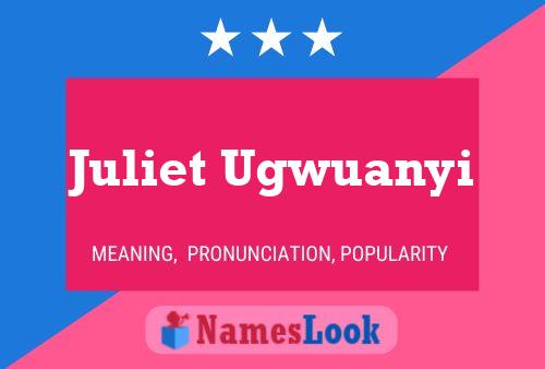 Juliet Ugwuanyi Name Poster