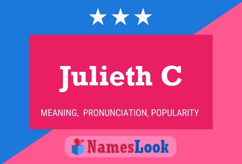 Julieth C Name Poster