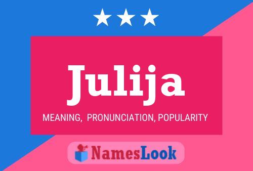 Julija Name Poster