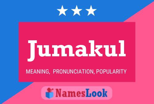 Jumakul Name Poster