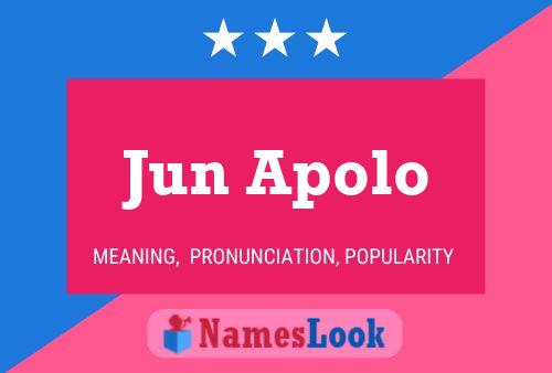 Jun Apolo Name Poster