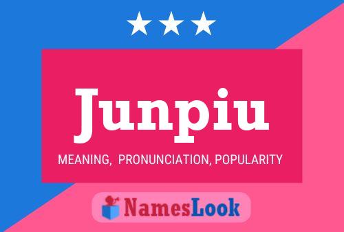 Junpiu Name Poster