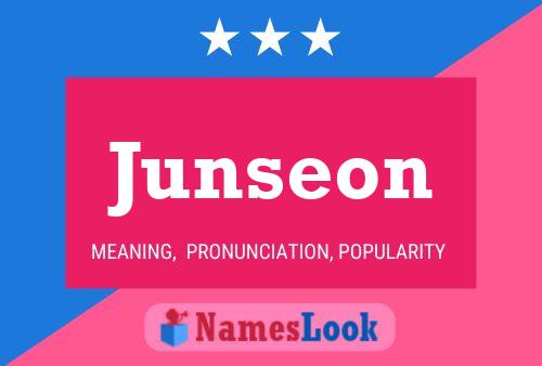 Junseon Name Poster