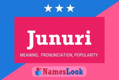 Junuri Name Poster