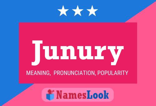 Junury Name Poster