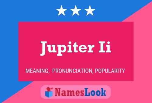 Jupiter Ii Name Poster