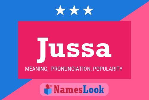 Jussa Name Poster